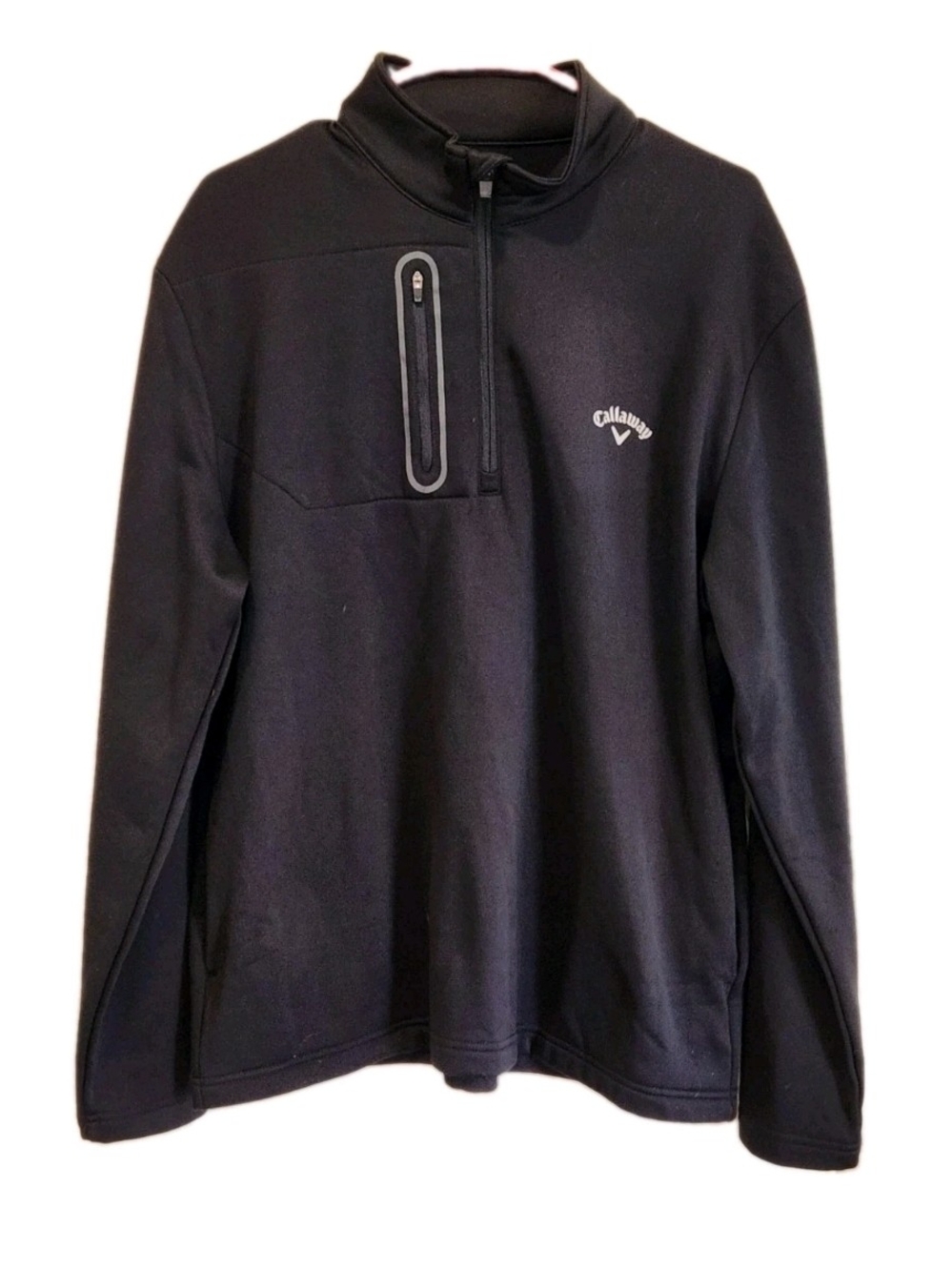 Callaway Men's Weather Series 1/4 Zip Thermal Fleece Pullover Jacket Large L